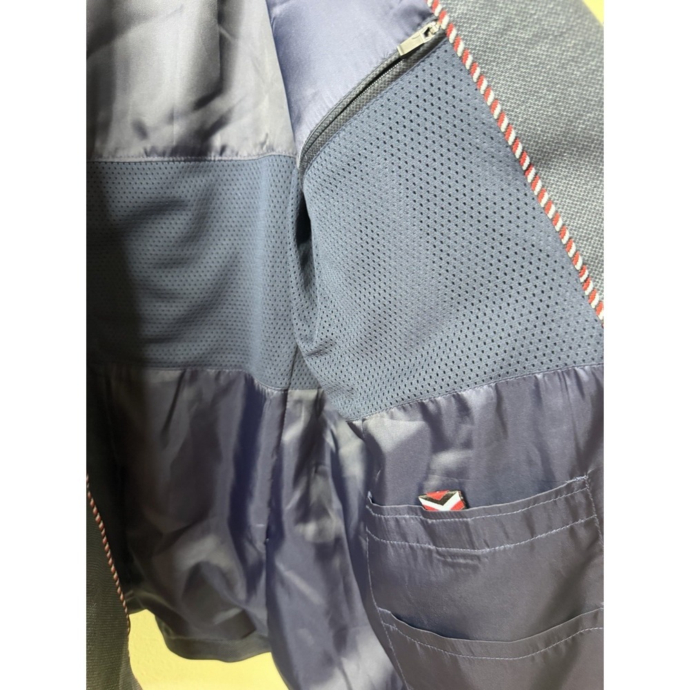 Johnston & Murphy XC4 Extreme Comfort Blazer Mens XLBlue Glen Check Sport Coat - Picture 4 of 14